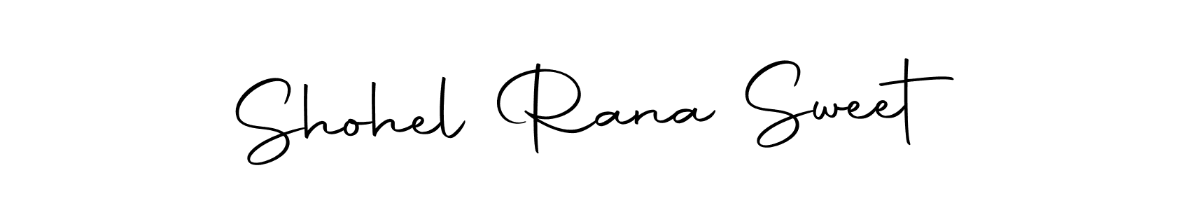 Use a signature maker to create a handwritten signature online. With this signature software, you can design (Autography-DOLnW) your own signature for name Shohel Rana Sweet. Shohel Rana Sweet signature style 10 images and pictures png