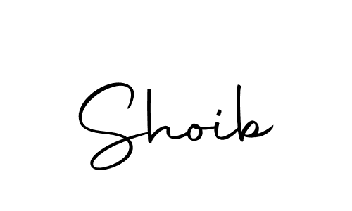 Design your own signature with our free online signature maker. With this signature software, you can create a handwritten (Autography-DOLnW) signature for name Shoib. Shoib signature style 10 images and pictures png