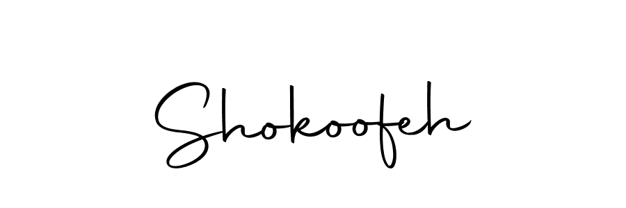 Make a beautiful signature design for name Shokoofeh. With this signature (Autography-DOLnW) style, you can create a handwritten signature for free. Shokoofeh signature style 10 images and pictures png