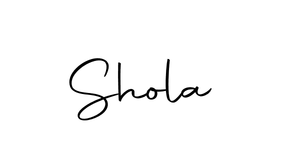 if you are searching for the best signature style for your name Shola . so please give up your signature search. here we have designed multiple signature styles  using Autography-DOLnW. Shola  signature style 10 images and pictures png