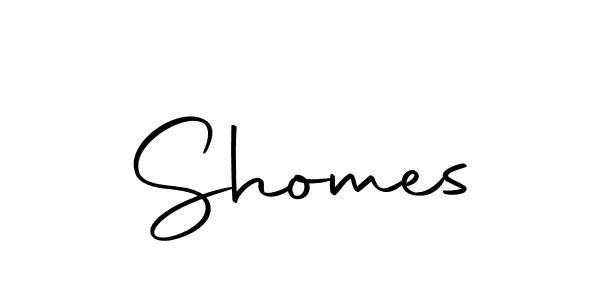 Make a beautiful signature design for name Shomes. With this signature (Autography-DOLnW) style, you can create a handwritten signature for free. Shomes signature style 10 images and pictures png