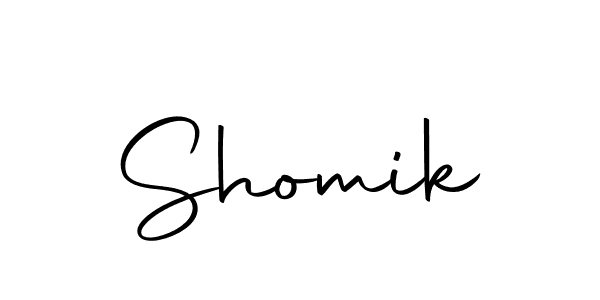 How to make Shomik signature? Autography-DOLnW is a professional autograph style. Create handwritten signature for Shomik name. Shomik signature style 10 images and pictures png