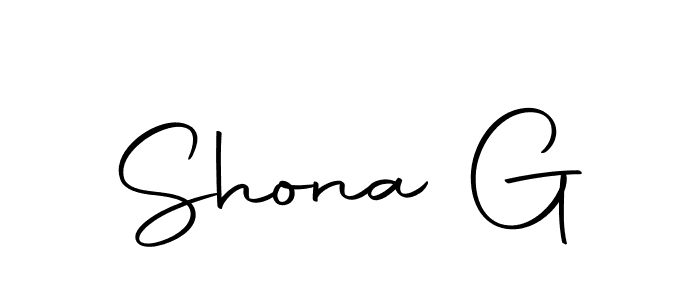 How to make Shona G signature? Autography-DOLnW is a professional autograph style. Create handwritten signature for Shona G name. Shona G signature style 10 images and pictures png