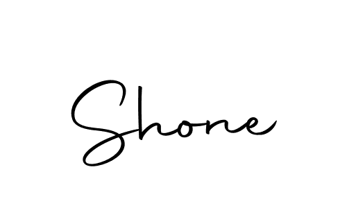 Design your own signature with our free online signature maker. With this signature software, you can create a handwritten (Autography-DOLnW) signature for name Shone. Shone signature style 10 images and pictures png