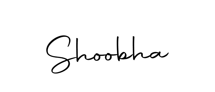 Design your own signature with our free online signature maker. With this signature software, you can create a handwritten (Autography-DOLnW) signature for name Shoobha. Shoobha signature style 10 images and pictures png