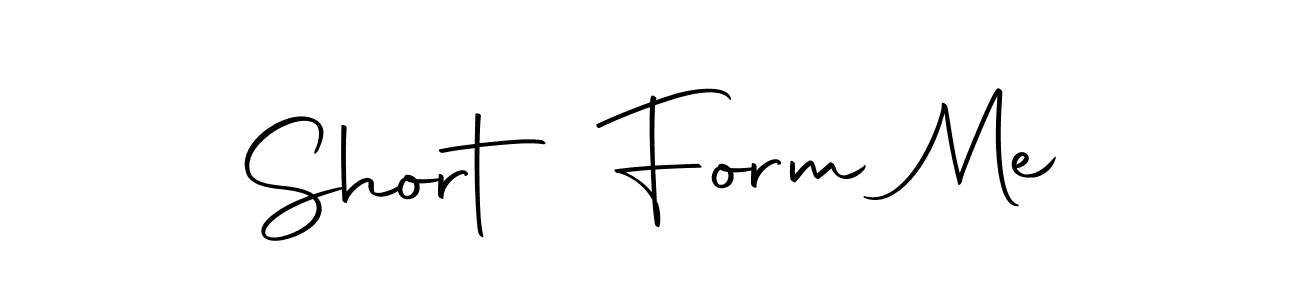 How to make Short Form Me signature? Autography-DOLnW is a professional autograph style. Create handwritten signature for Short Form Me name. Short Form Me signature style 10 images and pictures png
