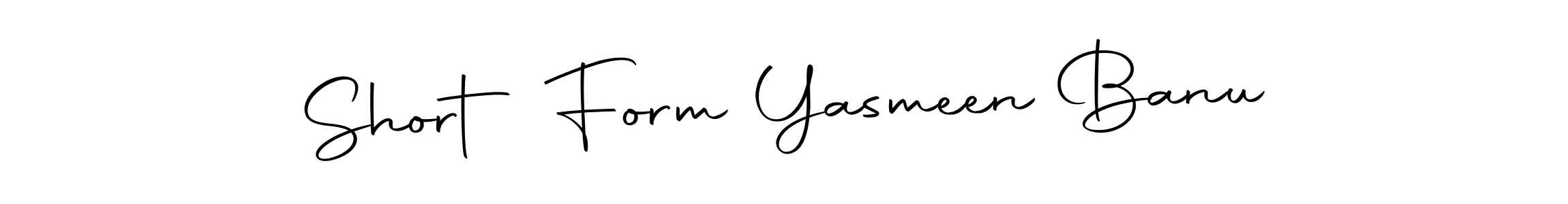 How to make Short Form Yasmeen Banu signature? Autography-DOLnW is a professional autograph style. Create handwritten signature for Short Form Yasmeen Banu name. Short Form Yasmeen Banu signature style 10 images and pictures png