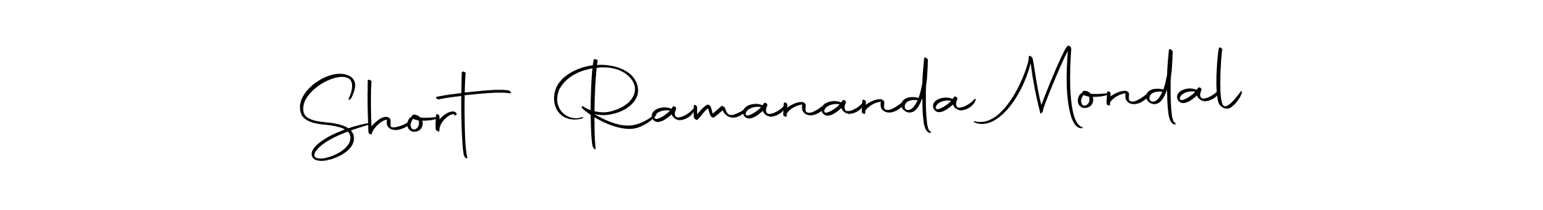 Autography-DOLnW is a professional signature style that is perfect for those who want to add a touch of class to their signature. It is also a great choice for those who want to make their signature more unique. Get Short Ramananda Mondal name to fancy signature for free. Short Ramananda Mondal signature style 10 images and pictures png