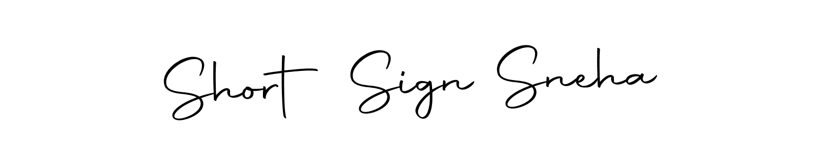 Also we have Short Sign Sneha name is the best signature style. Create professional handwritten signature collection using Autography-DOLnW autograph style. Short Sign Sneha signature style 10 images and pictures png