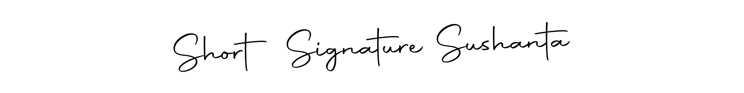 Design your own signature with our free online signature maker. With this signature software, you can create a handwritten (Autography-DOLnW) signature for name Short Signature Sushanta. Short Signature Sushanta signature style 10 images and pictures png