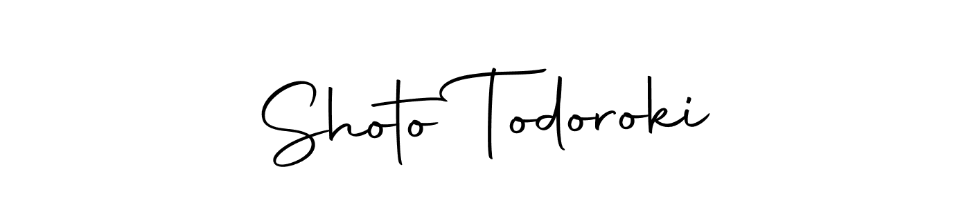 Make a beautiful signature design for name Shoto Todoroki. With this signature (Autography-DOLnW) style, you can create a handwritten signature for free. Shoto Todoroki signature style 10 images and pictures png