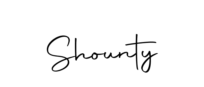 You should practise on your own different ways (Autography-DOLnW) to write your name (Shounty) in signature. don't let someone else do it for you. Shounty signature style 10 images and pictures png