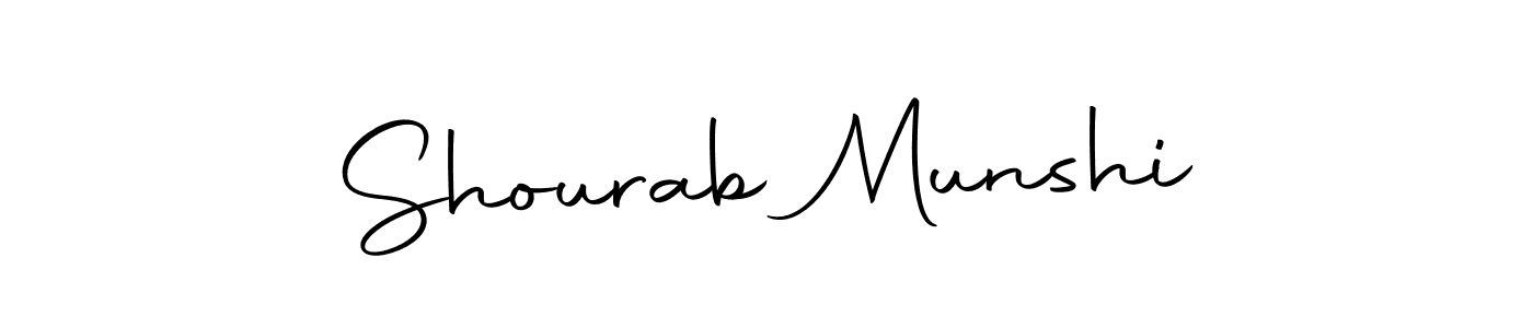 How to make Shourab Munshi name signature. Use Autography-DOLnW style for creating short signs online. This is the latest handwritten sign. Shourab Munshi signature style 10 images and pictures png