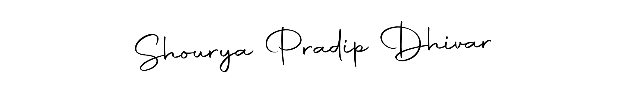 Use a signature maker to create a handwritten signature online. With this signature software, you can design (Autography-DOLnW) your own signature for name Shourya Pradip Dhivar. Shourya Pradip Dhivar signature style 10 images and pictures png