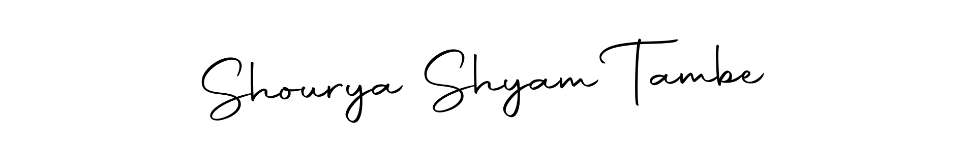 You can use this online signature creator to create a handwritten signature for the name Shourya Shyam Tambe. This is the best online autograph maker. Shourya Shyam Tambe signature style 10 images and pictures png