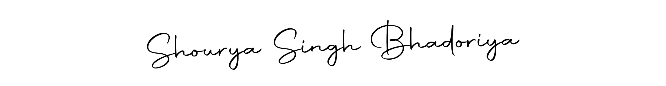 Design your own signature with our free online signature maker. With this signature software, you can create a handwritten (Autography-DOLnW) signature for name Shourya Singh Bhadoriya. Shourya Singh Bhadoriya signature style 10 images and pictures png