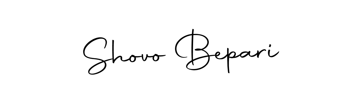 The best way (Autography-DOLnW) to make a short signature is to pick only two or three words in your name. The name Shovo Bepari include a total of six letters. For converting this name. Shovo Bepari signature style 10 images and pictures png