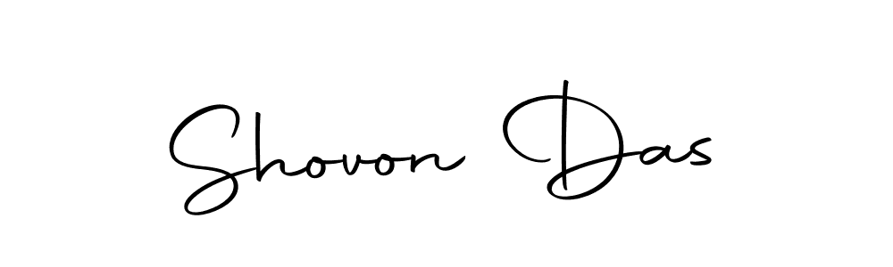 Create a beautiful signature design for name Shovon Das. With this signature (Autography-DOLnW) fonts, you can make a handwritten signature for free. Shovon Das signature style 10 images and pictures png