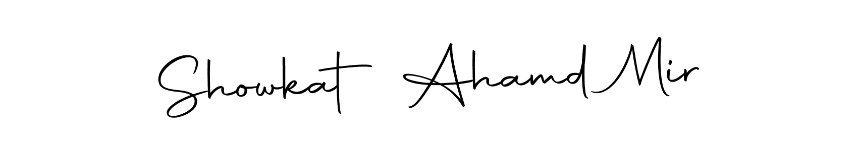 Make a beautiful signature design for name Showkat Ahamd Mir. Use this online signature maker to create a handwritten signature for free. Showkat Ahamd Mir signature style 10 images and pictures png