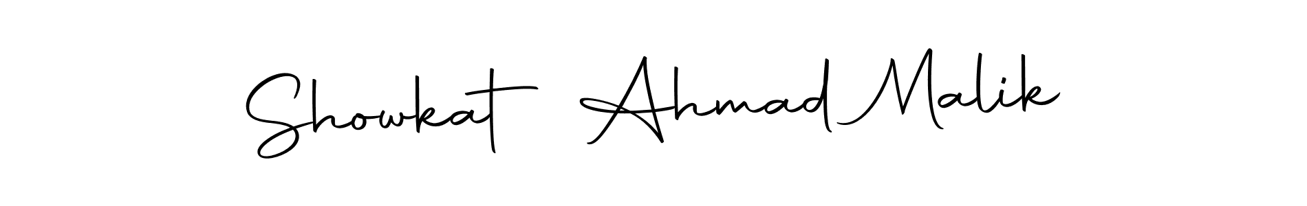 Showkat Ahmad Malik stylish signature style. Best Handwritten Sign (Autography-DOLnW) for my name. Handwritten Signature Collection Ideas for my name Showkat Ahmad Malik. Showkat Ahmad Malik signature style 10 images and pictures png