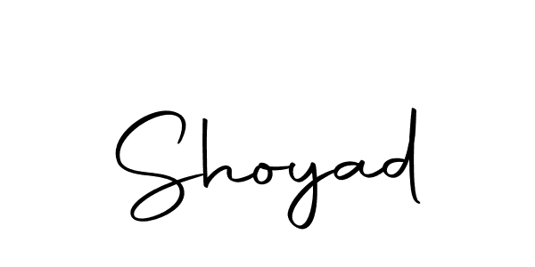 Design your own signature with our free online signature maker. With this signature software, you can create a handwritten (Autography-DOLnW) signature for name Shoyad. Shoyad signature style 10 images and pictures png