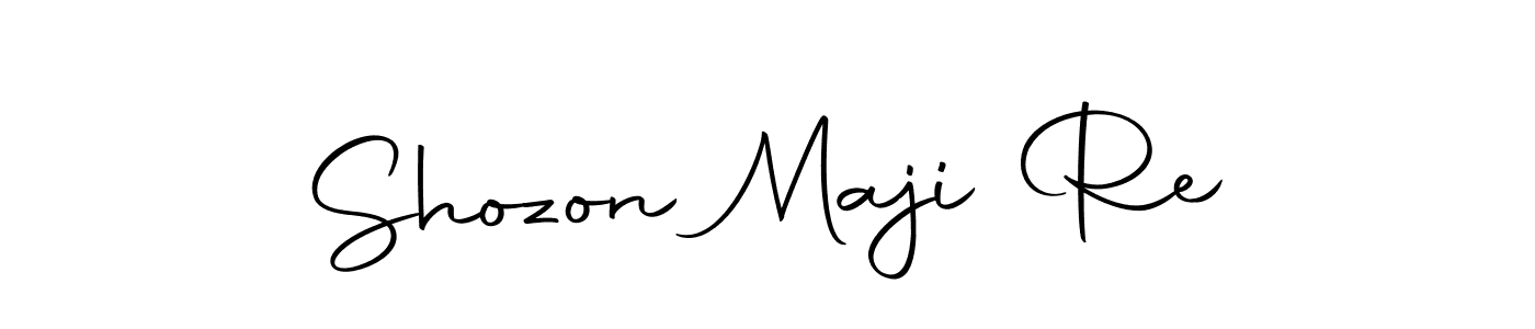 Also we have Shozon Maji Re name is the best signature style. Create professional handwritten signature collection using Autography-DOLnW autograph style. Shozon Maji Re signature style 10 images and pictures png