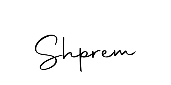 The best way (Autography-DOLnW) to make a short signature is to pick only two or three words in your name. The name Shprem include a total of six letters. For converting this name. Shprem signature style 10 images and pictures png