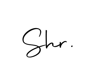 How to make Shr. signature? Autography-DOLnW is a professional autograph style. Create handwritten signature for Shr. name. Shr. signature style 10 images and pictures png