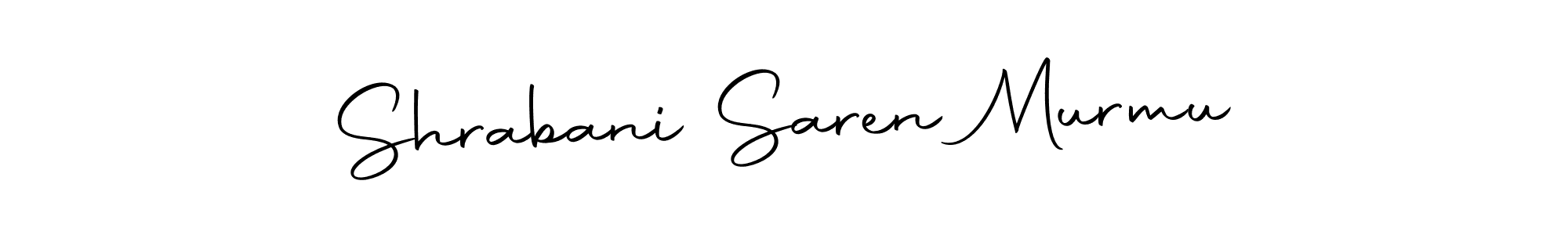 Also we have Shrabani Saren Murmu name is the best signature style. Create professional handwritten signature collection using Autography-DOLnW autograph style. Shrabani Saren Murmu signature style 10 images and pictures png