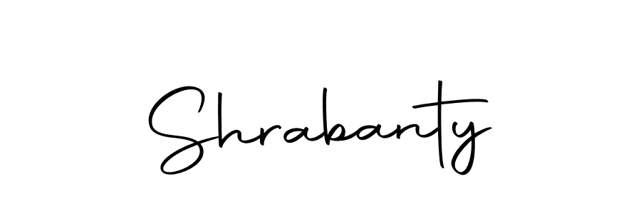 if you are searching for the best signature style for your name Shrabanty. so please give up your signature search. here we have designed multiple signature styles  using Autography-DOLnW. Shrabanty signature style 10 images and pictures png