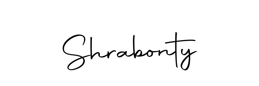 Make a beautiful signature design for name Shrabonty. With this signature (Autography-DOLnW) style, you can create a handwritten signature for free. Shrabonty signature style 10 images and pictures png