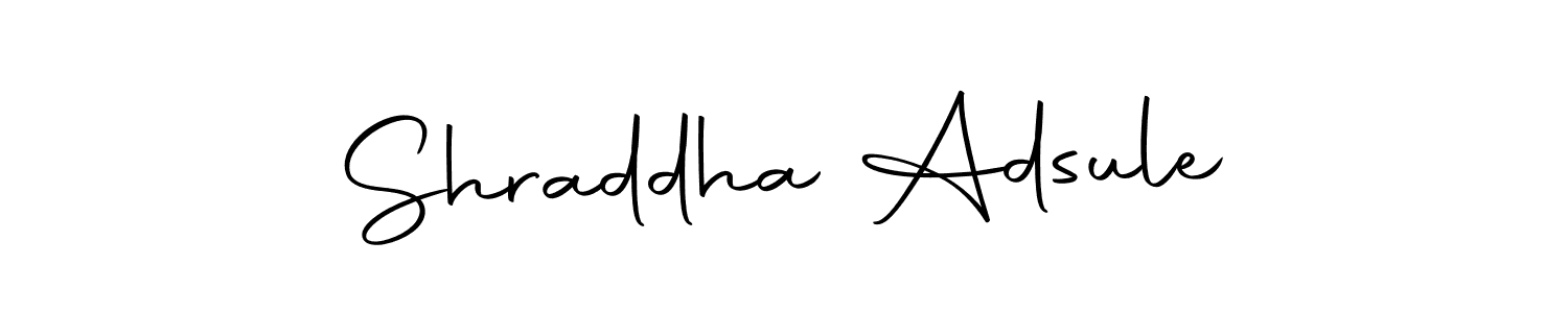 Make a short Shraddha Adsule signature style. Manage your documents anywhere anytime using Autography-DOLnW. Create and add eSignatures, submit forms, share and send files easily. Shraddha Adsule signature style 10 images and pictures png