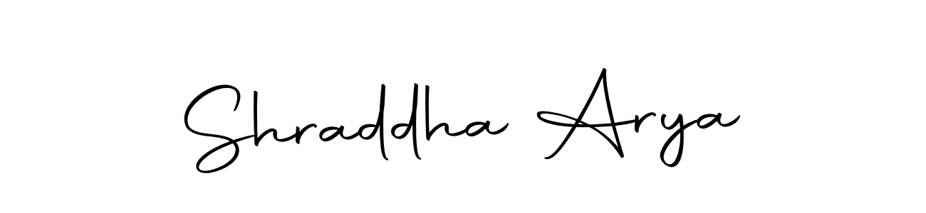 Make a beautiful signature design for name Shraddha Arya. With this signature (Autography-DOLnW) style, you can create a handwritten signature for free. Shraddha Arya signature style 10 images and pictures png