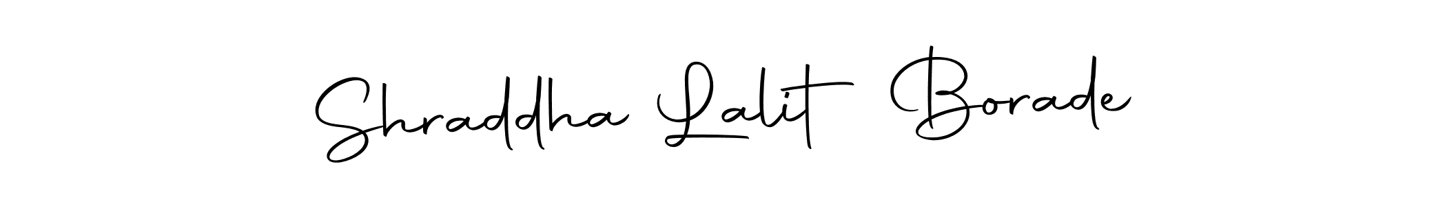 if you are searching for the best signature style for your name Shraddha Lalit Borade. so please give up your signature search. here we have designed multiple signature styles  using Autography-DOLnW. Shraddha Lalit Borade signature style 10 images and pictures png