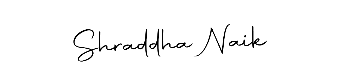 Design your own signature with our free online signature maker. With this signature software, you can create a handwritten (Autography-DOLnW) signature for name Shraddha Naik. Shraddha Naik signature style 10 images and pictures png