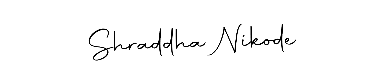 Similarly Autography-DOLnW is the best handwritten signature design. Signature creator online .You can use it as an online autograph creator for name Shraddha Nikode. Shraddha Nikode signature style 10 images and pictures png