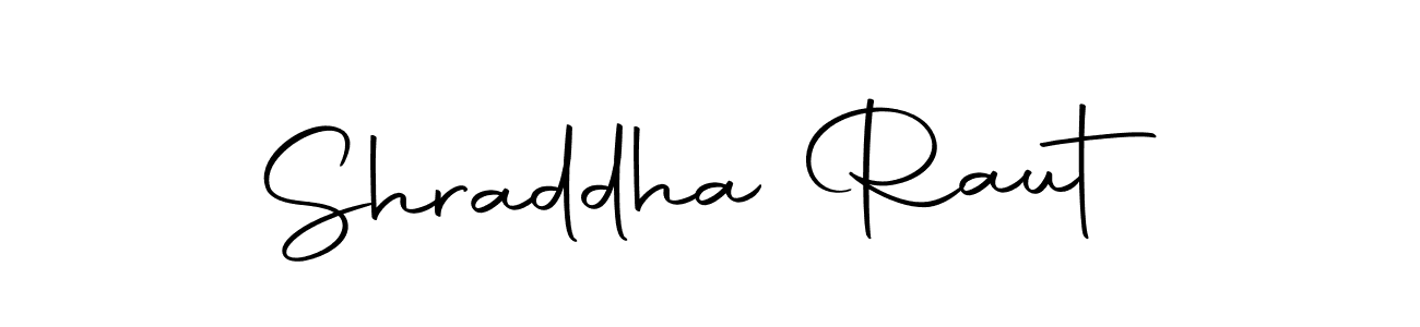 Make a beautiful signature design for name Shraddha Raut. With this signature (Autography-DOLnW) style, you can create a handwritten signature for free. Shraddha Raut signature style 10 images and pictures png