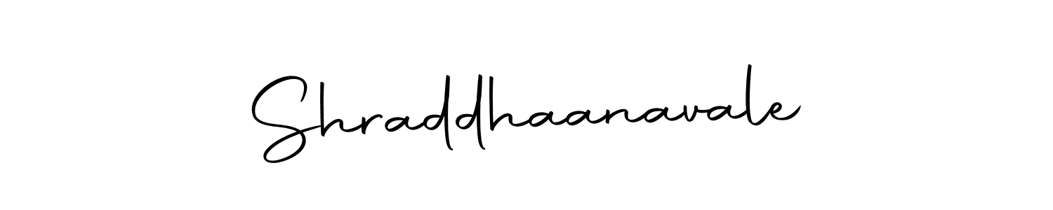 Design your own signature with our free online signature maker. With this signature software, you can create a handwritten (Autography-DOLnW) signature for name Shraddhaanavale. Shraddhaanavale signature style 10 images and pictures png