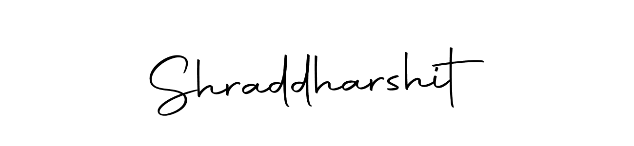 Design your own signature with our free online signature maker. With this signature software, you can create a handwritten (Autography-DOLnW) signature for name Shraddharshit. Shraddharshit signature style 10 images and pictures png