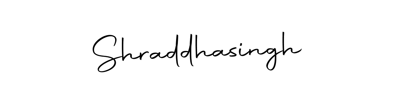 Design your own signature with our free online signature maker. With this signature software, you can create a handwritten (Autography-DOLnW) signature for name Shraddhasingh. Shraddhasingh signature style 10 images and pictures png