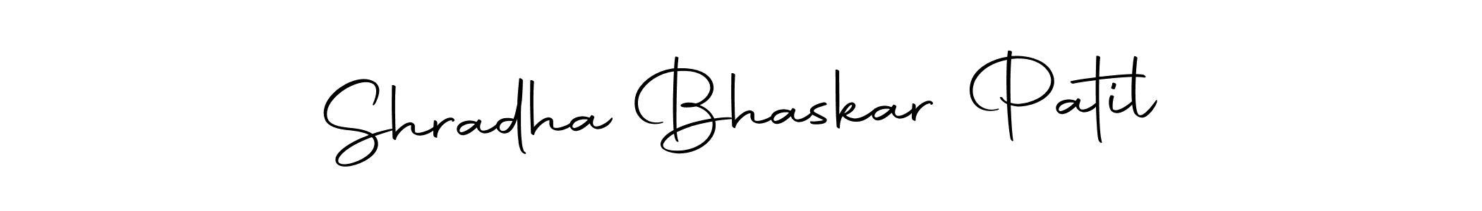 Design your own signature with our free online signature maker. With this signature software, you can create a handwritten (Autography-DOLnW) signature for name Shradha Bhaskar Patil. Shradha Bhaskar Patil signature style 10 images and pictures png