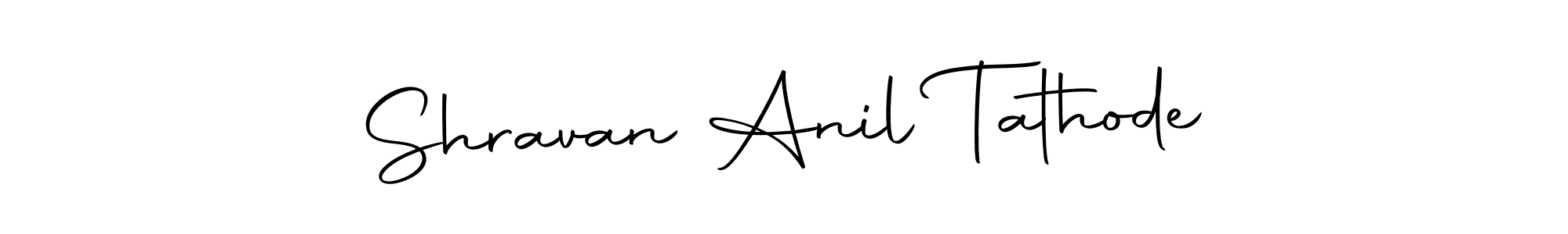 Create a beautiful signature design for name Shravan Anil Tathode. With this signature (Autography-DOLnW) fonts, you can make a handwritten signature for free. Shravan Anil Tathode signature style 10 images and pictures png