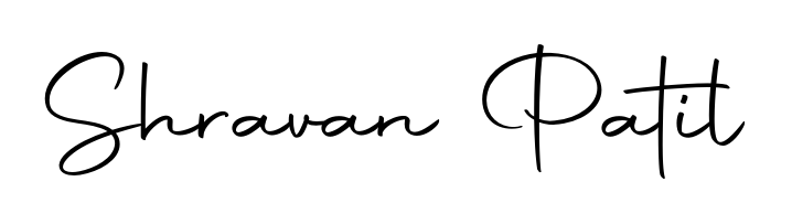 Quickly download Shravan Patil name signature in high-resolution PNG using Autography-DOLnW style. Ready to insert into PDFs and online applications. Shravan Patil signature style 10 images and pictures png