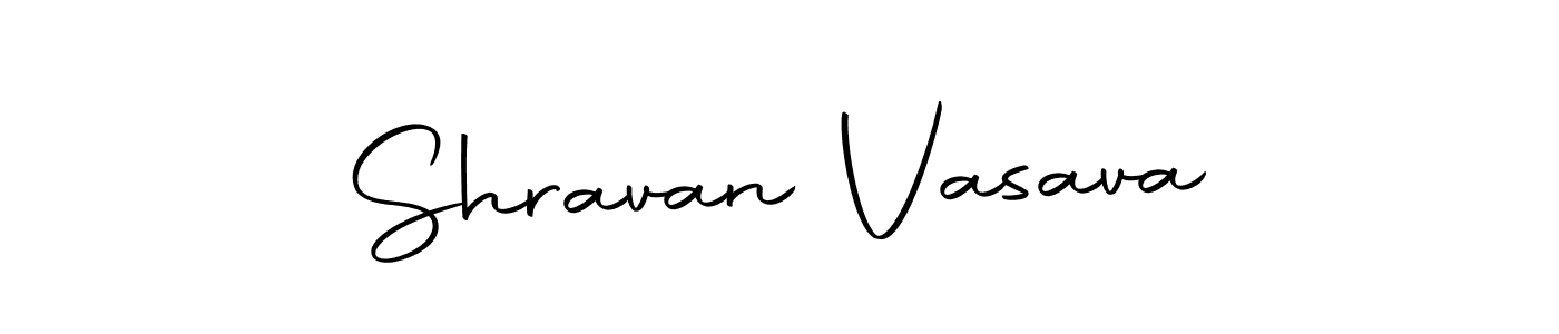 Shravan Vasava stylish signature style. Best Handwritten Sign (Autography-DOLnW) for my name. Handwritten Signature Collection Ideas for my name Shravan Vasava. Shravan Vasava signature style 10 images and pictures png