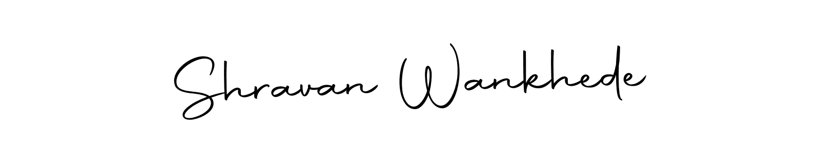 Shravan Wankhede stylish signature style. Best Handwritten Sign (Autography-DOLnW) for my name. Handwritten Signature Collection Ideas for my name Shravan Wankhede. Shravan Wankhede signature style 10 images and pictures png