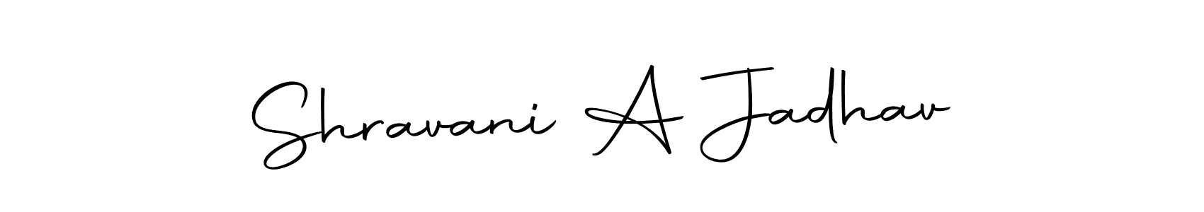 This is the best signature style for the Shravani A Jadhav name. Also you like these signature font (Autography-DOLnW). Mix name signature. Shravani A Jadhav signature style 10 images and pictures png