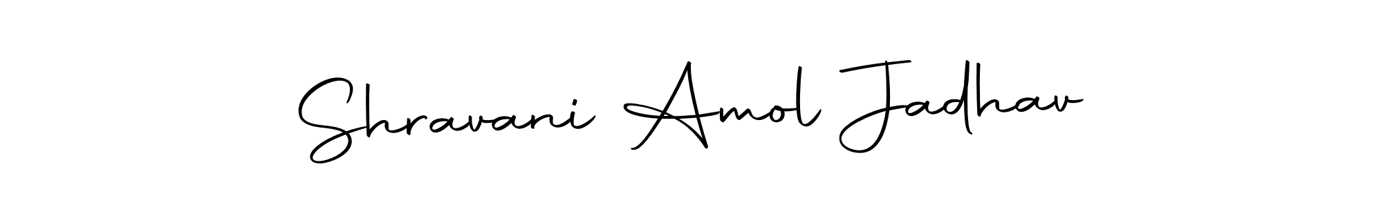 Also we have Shravani Amol Jadhav name is the best signature style. Create professional handwritten signature collection using Autography-DOLnW autograph style. Shravani Amol Jadhav signature style 10 images and pictures png