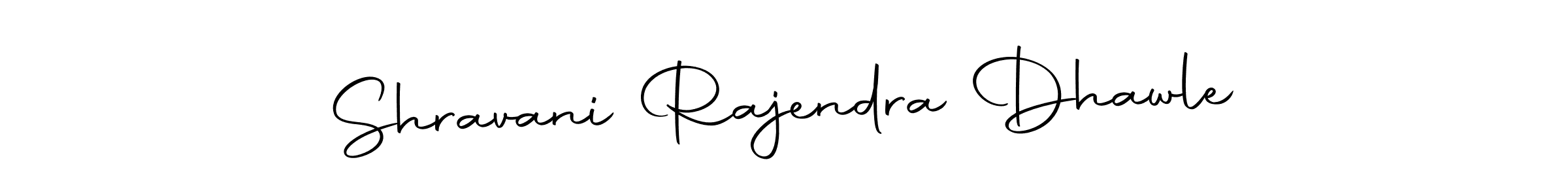 Create a beautiful signature design for name Shravani Rajendra Dhawle. With this signature (Autography-DOLnW) fonts, you can make a handwritten signature for free. Shravani Rajendra Dhawle signature style 10 images and pictures png