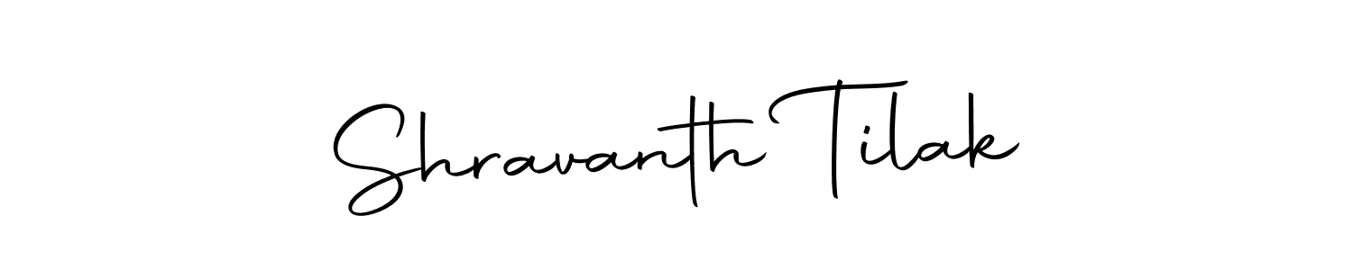 You should practise on your own different ways (Autography-DOLnW) to write your name (Shravanth Tilak) in signature. don't let someone else do it for you. Shravanth Tilak signature style 10 images and pictures png