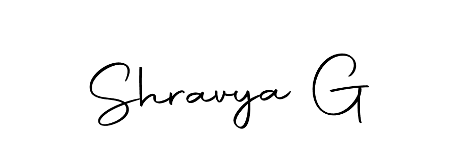 How to make Shravya G signature? Autography-DOLnW is a professional autograph style. Create handwritten signature for Shravya G name. Shravya G signature style 10 images and pictures png